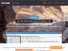 Tablet Screenshot of in-com.de